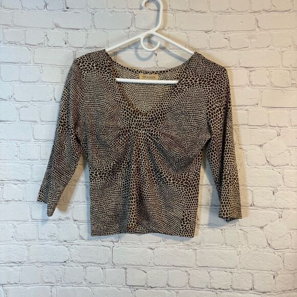 Vintage Tops - Spooner Y2K Silk Blouse size Small